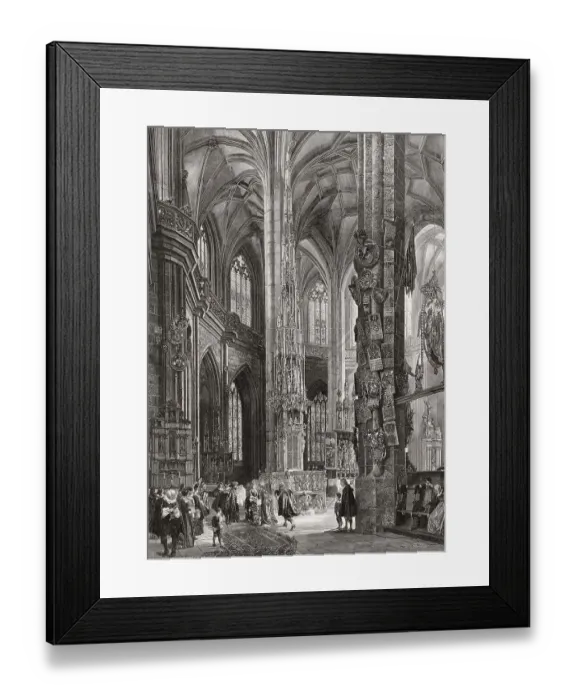 Framed Print : St. Lorenz church, Nuremberg, Germany Framed Print : St. Lorenz church, Nuremberg, Germany