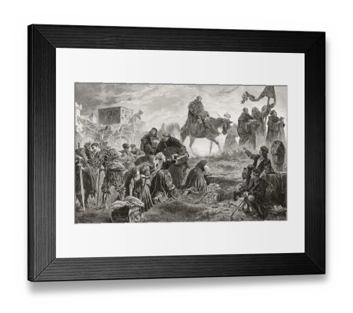 Framed Print : Johann Tetzel, a German Catholic Dominican friar Framed Print : Johann Tetzel, a German Catholic Dominican friar