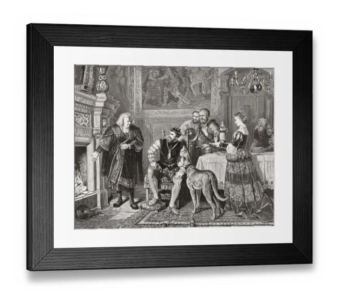 Framed Print : Emperor Charles V at the Fuggers House Framed Print : Emperor Charles V at the Fuggers House