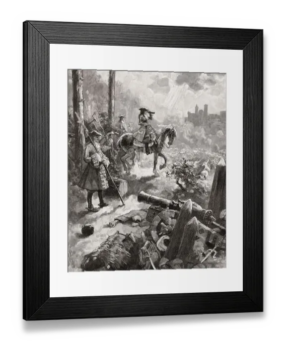 Framed Print : The Imperial army led by Prince Eugen defeats the Turkish army led by Chalil Pascha Framed Print : The Imperial army led by Prince Eugen defeats the Turkish army led by Chalil Pascha