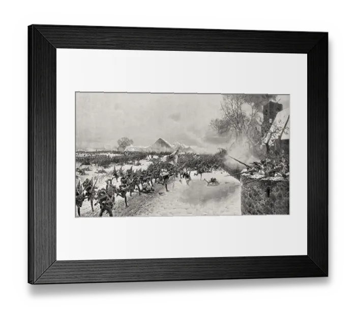 Framed Print : Frederick II, battle of Leuthen Framed Print : Frederick II, battle of Leuthen
