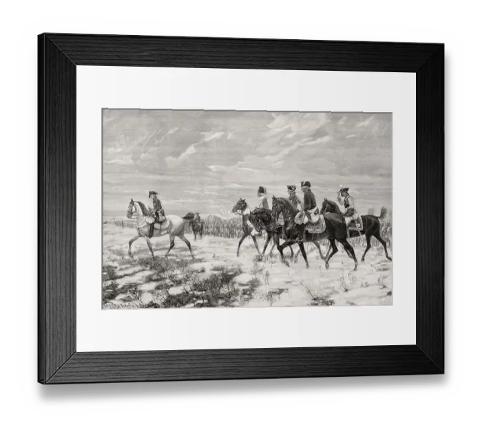 Framed Print : Frederick II, battle of Leuthen