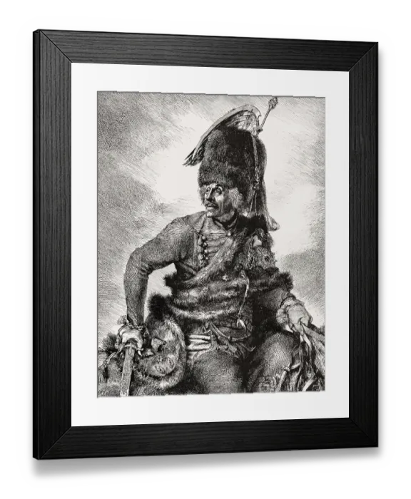 Framed Print : Hans Joachim von Zieten or Ziethen