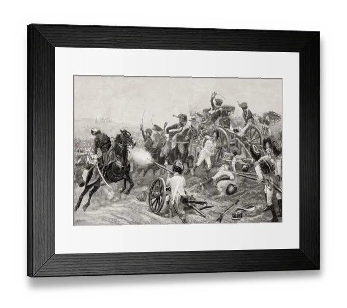 Framed Print : The Battle of Aspern-Essling, Napoleonic Wars Framed Print : The Battle of Aspern-Essling, Napoleonic Wars