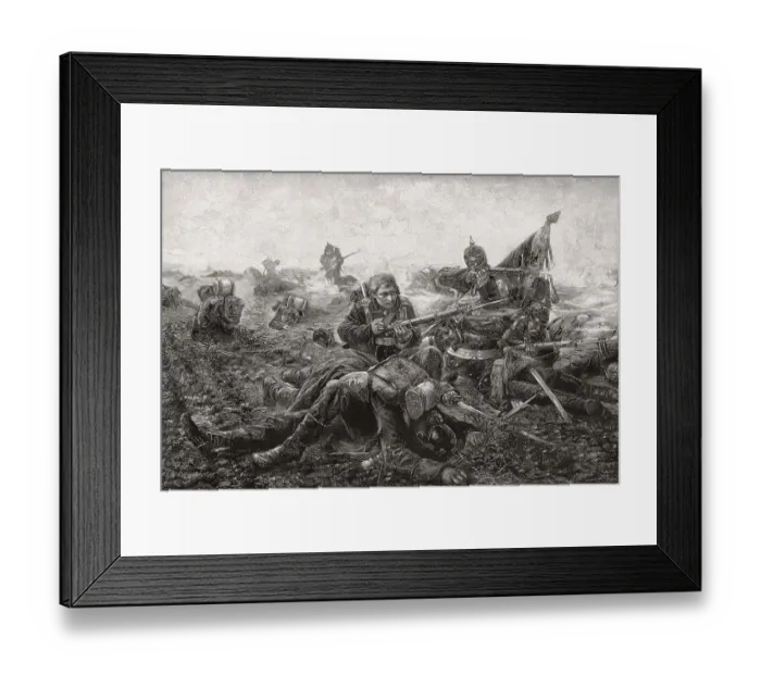 Framed Print : Battle of Dijon on 23rd January 1871 Framed Print : Battle of Dijon on 23rd January 1871