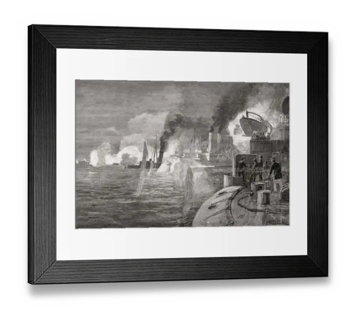 Framed Print : The Battle of Taku or Dagu Forts Framed Print : The Battle of Taku or Dagu Forts