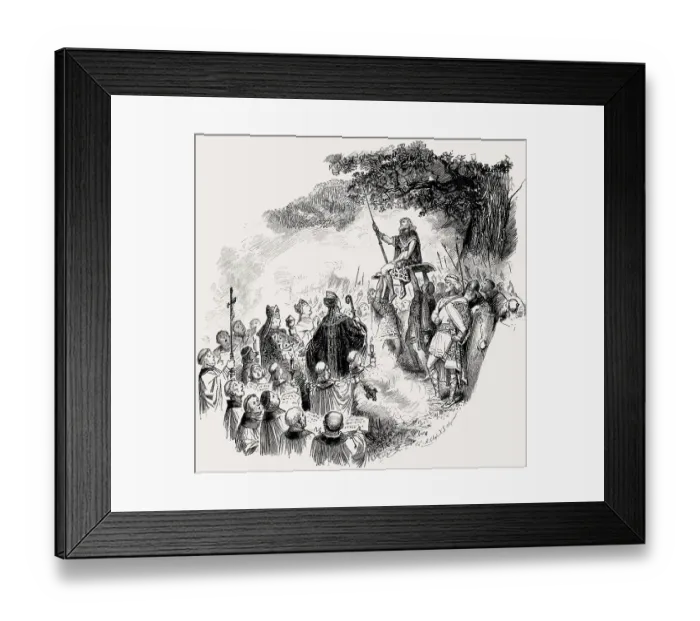 Framed Print : Election of Pepin the Short, c