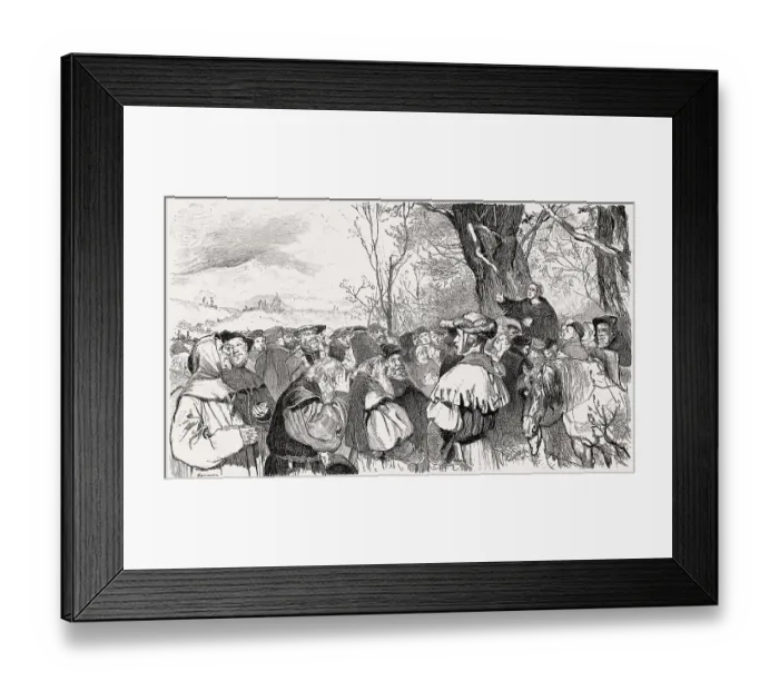 Framed Print : Martin Luther, theologian and reformer