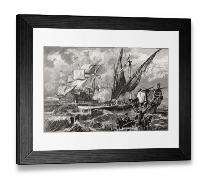 Framed Print : Hanseatic harbour, Germany, Europe