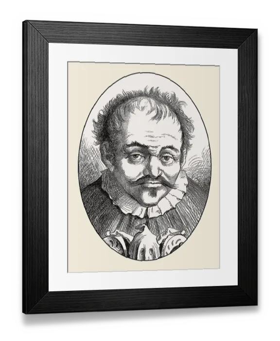 Framed Print : Johann Georg Faust, or John Faustus