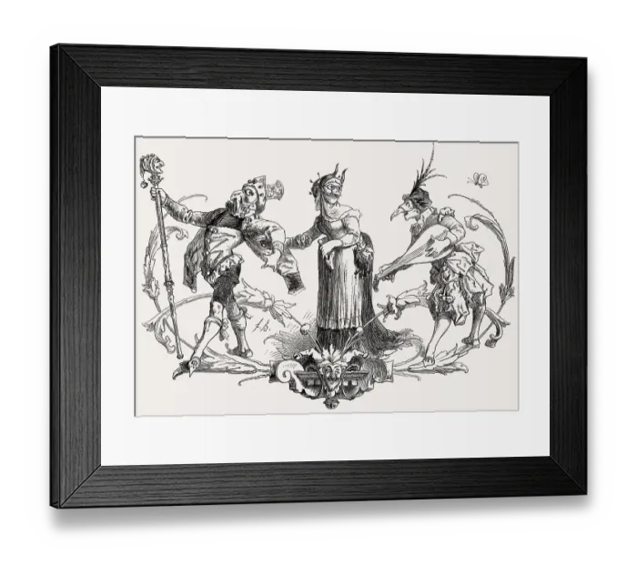 Framed Print : Plutus, Ancient Greek comedy performed in 1531 Framed Print : Plutus, Ancient Greek comedy performed in 1531
