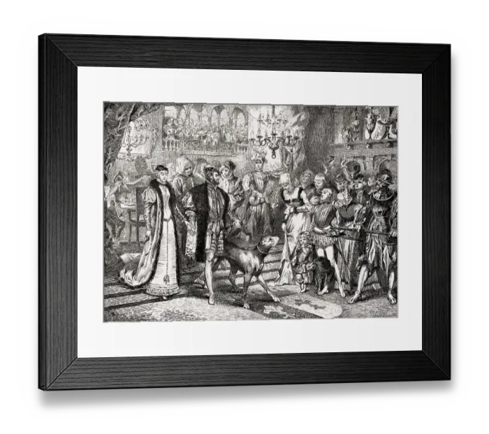 Framed Print : Emperor Charles V at the Fuggers House Framed Print : Emperor Charles V at the Fuggers House