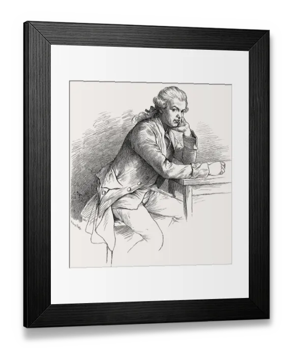 Framed Print : Christian Friedrich Daniel Schubart at Hohenasperg Framed Print : Christian Friedrich Daniel Schubart at Hohenasperg