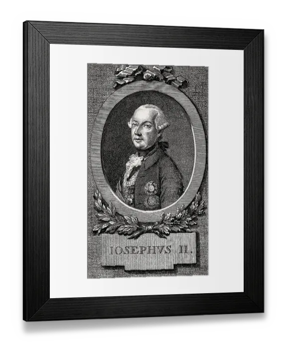 Framed Print : Joseph II, 1741-1790, Holy Roman Emperor from 1765 to 1790