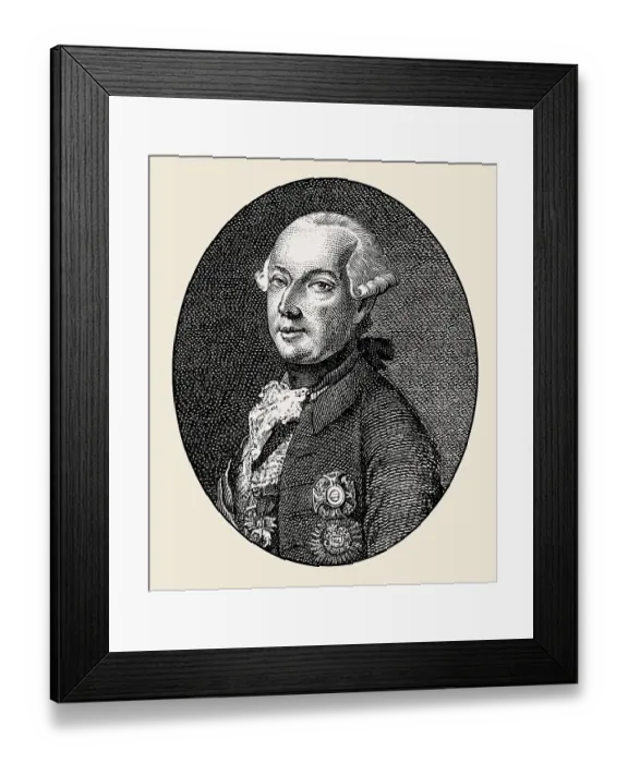 Framed Print : Joseph II, 1741-1790, Holy Roman Emperor from 1765 to 1790