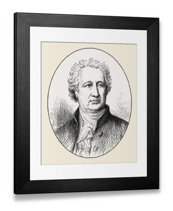 Framed Print : Johann Wolfgang von Goethe