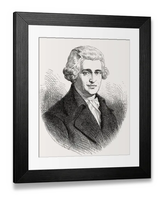 Framed Print : Franz Joseph Haydn, 1732, 1809, Austrian composer Framed Print : Franz Joseph Haydn, 1732, 1809, Austrian composer