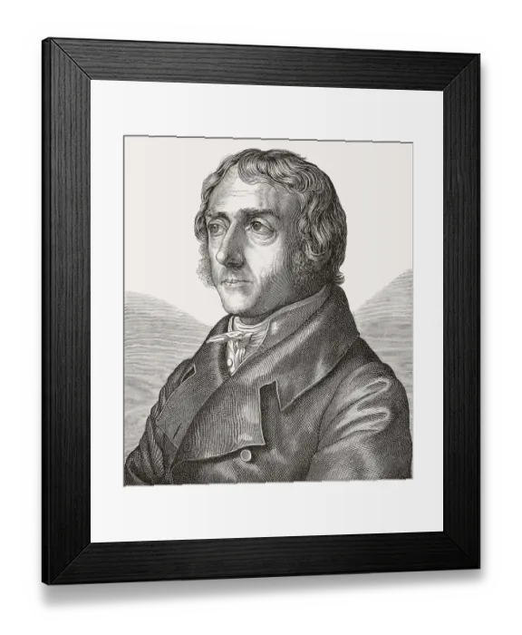Framed Print : Barthold Georg Niebuhr, 1776, 1831