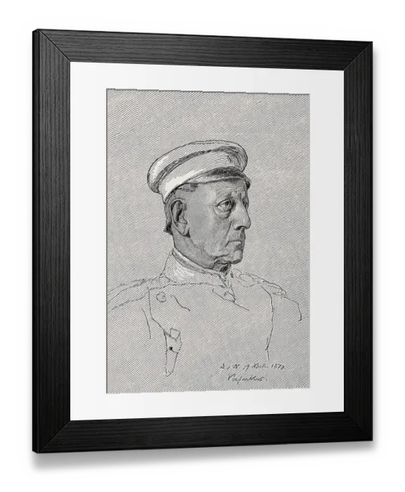 Framed Print : Helmuth Karl Bernhard Graf von Moltke Framed Print : Helmuth Karl Bernhard Graf von Moltke