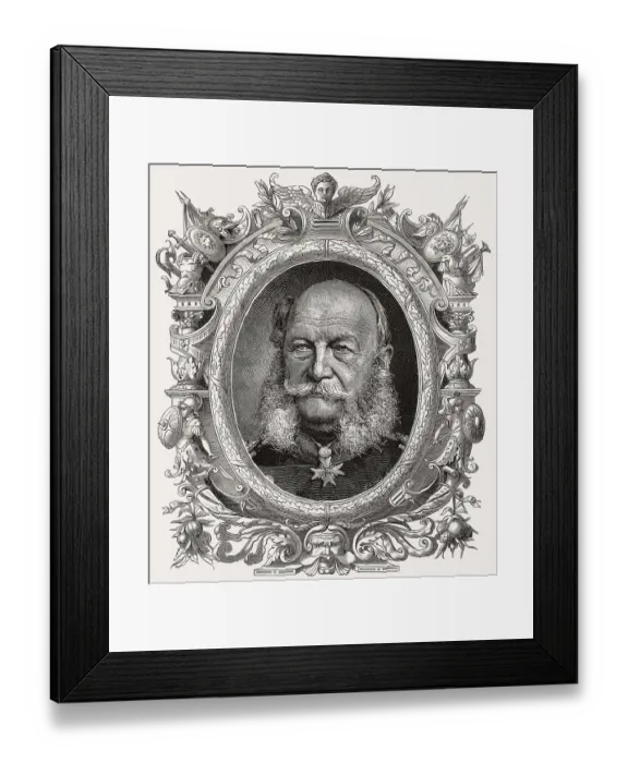Framed Print : Wilhelm I or William I, 1797-1888