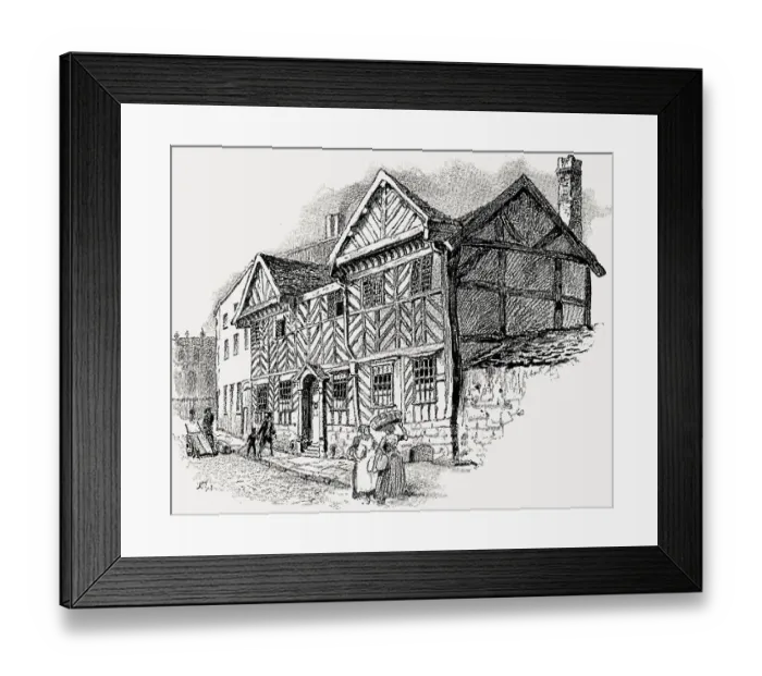 Framed Print : The High Master's House, Manchester Framed Print : The High Master's House, Manchester