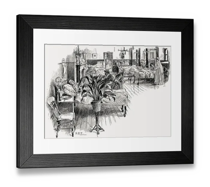 Framed Print : Alice Ward, Royal Infirmary, Manchester