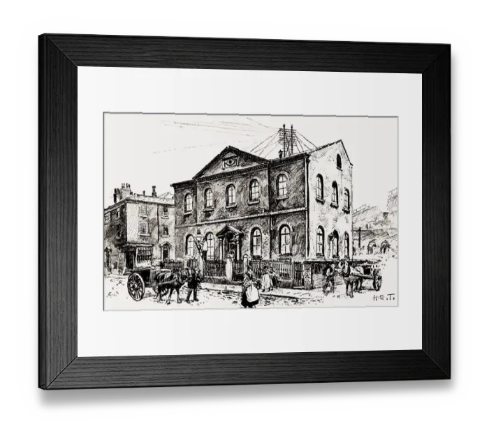 Framed Print : Gravel Lane Wesleyan Methodist Chapel