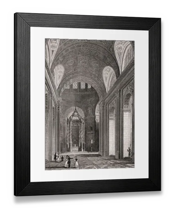 Framed Print : The Church of Notre-Dame de Paris
