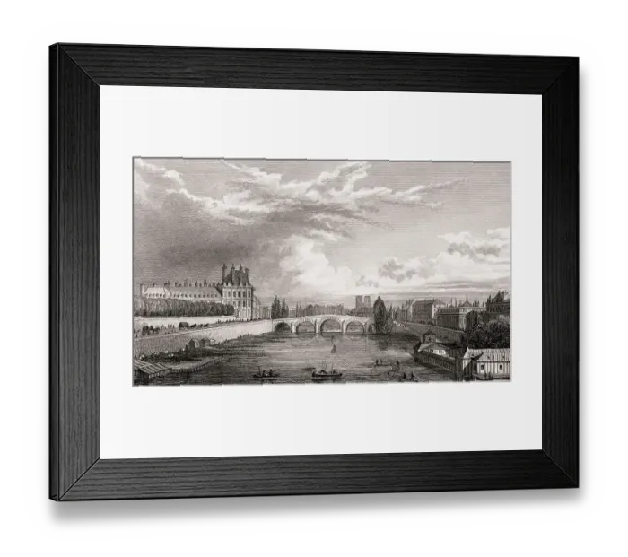 Framed Print : Panorama of Paris with Notre-Dame de Paris Framed Print : Panorama of Paris with Notre-Dame de Paris