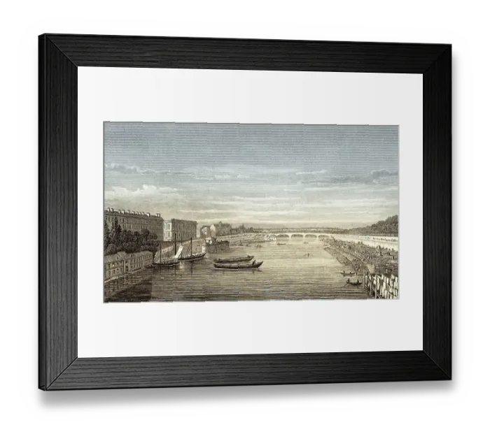 Framed Print : Pont Louis XVI, Pont de la Concorde Framed Print : Pont Louis XVI, Pont de la Concorde