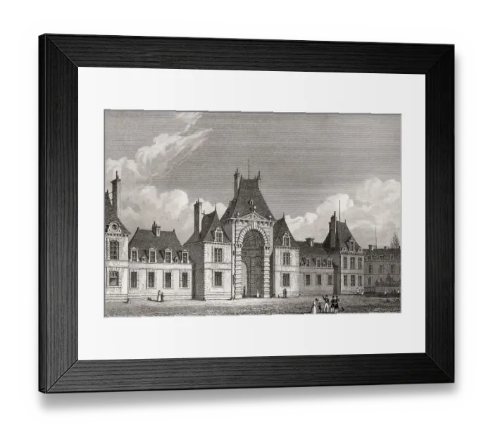 Framed Print : The Royal Chateau de Fontainebleau Framed Print : The Royal Chateau de Fontainebleau