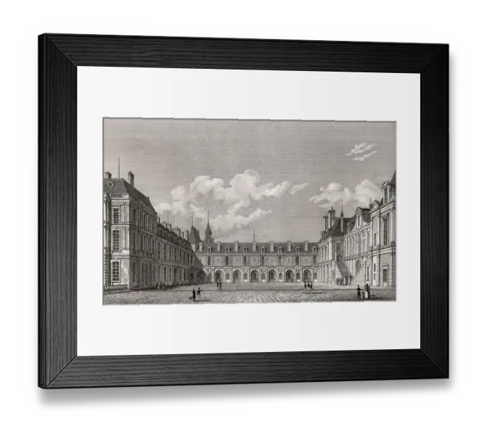 Framed Print : The Royal Chateau de Fontainebleau