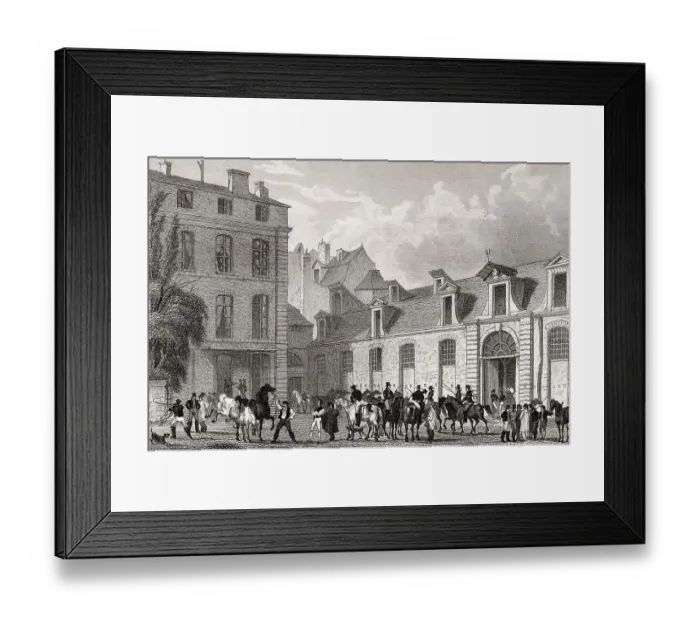 Framed Print : La poste royale francaise, Paris Framed Print : La poste royale francaise, Paris