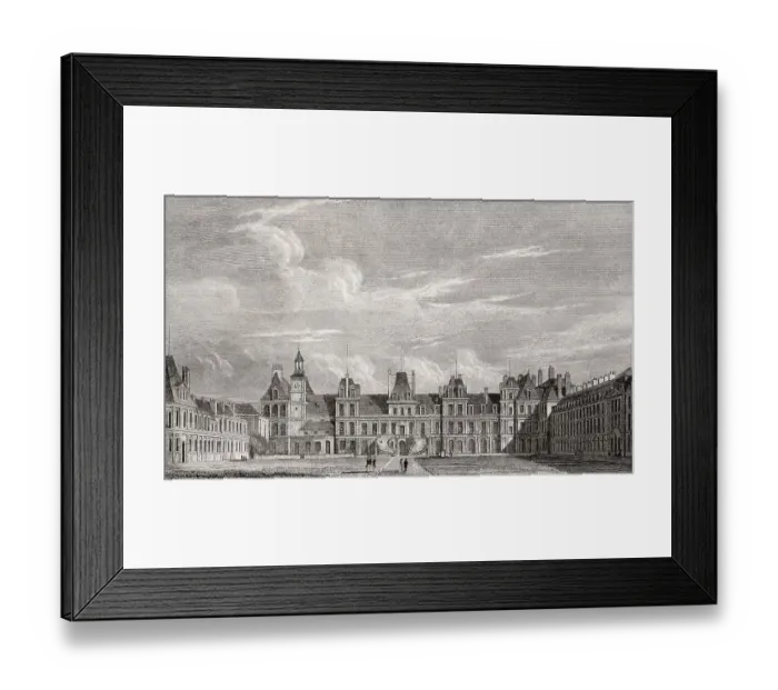 Framed Print : The Royal Chateau de Fontainebleau