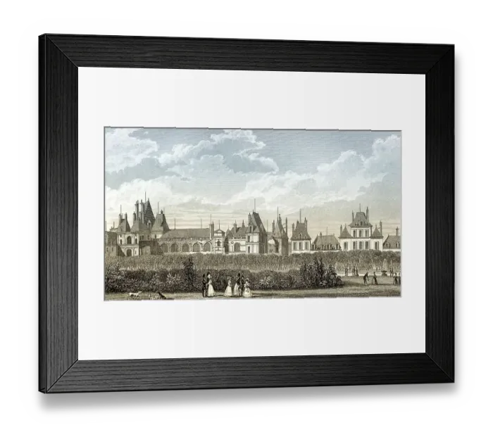 Framed Print : The Royal Chateau de Fontainebleau