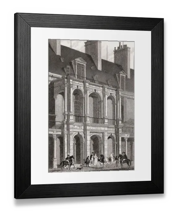 Framed Print : Entrance to the Cour d'Honneur Framed Print : Entrance to the Cour d'Honneur