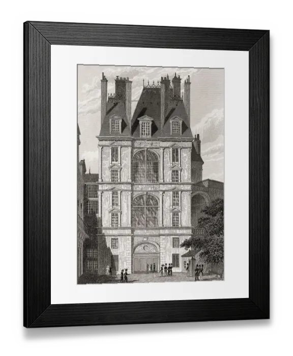 Framed Print : The Porte Doree, Chateau de Fontainebleau Framed Print : The Porte Doree, Chateau de Fontainebleau