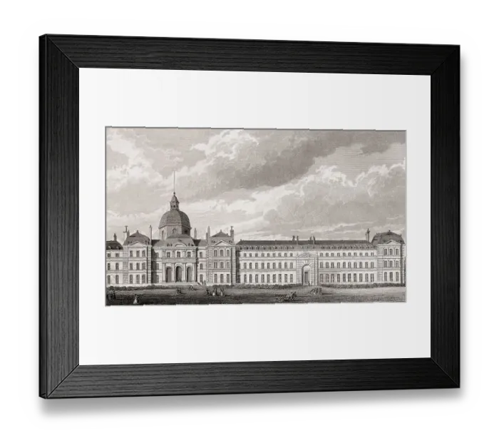 Framed Print : The Hopital universitaire Pitie-Salpetriere