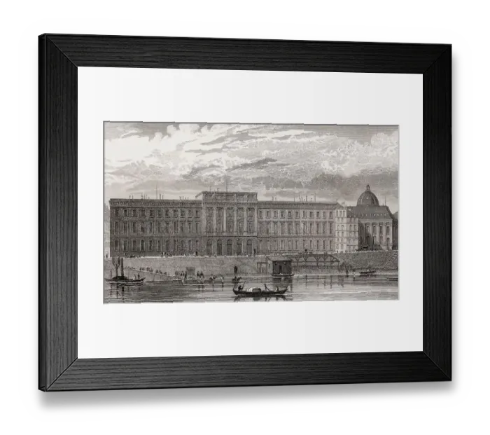 Framed Print : The hotel des Monnaies, Paris, antique steel engraved print Framed Print : The hotel des Monnaies, Paris, antique steel engraved print