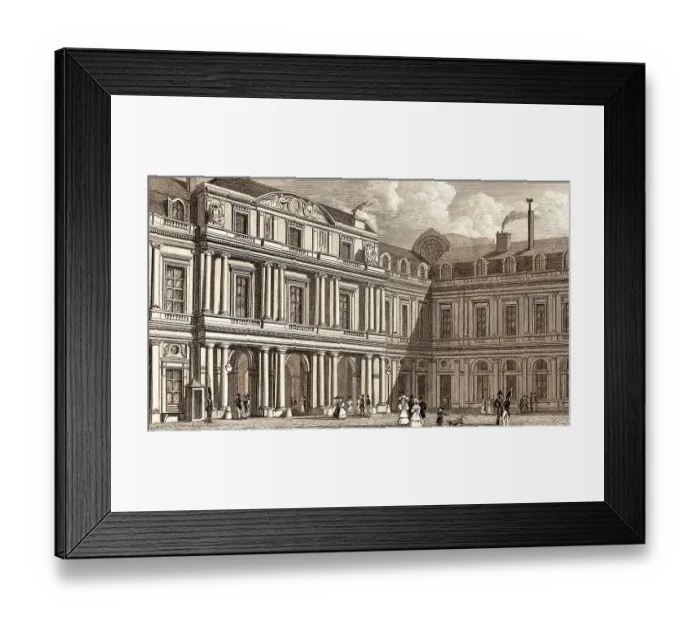 Framed Print : Palais du Duc D'Orleans, Paris