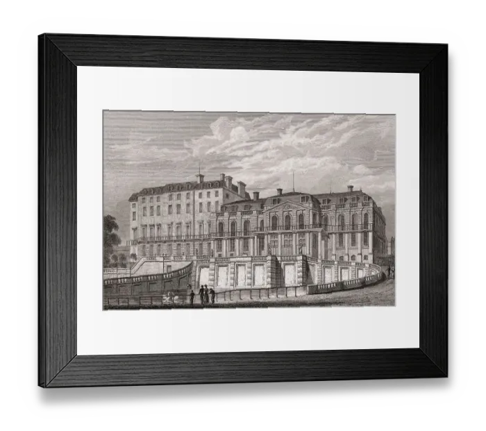 Framed Print : Chateau de Saint-Cloud, Hauts-de-Seine