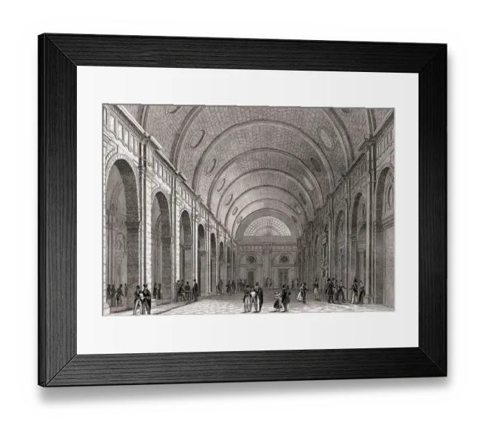 Framed Print : Salle des pas perdus du Palais de justice de Paris Framed Print : Salle des pas perdus du Palais de justice de Paris