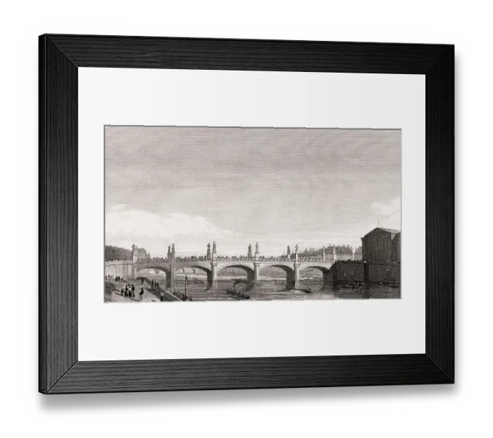 Framed Print : Pont Louis XVI, Pont de la Concorde