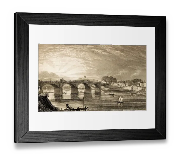 Framed Print : Le pont de Choisy, Choisy-le-Roi Framed Print : Le pont de Choisy, Choisy-le-Roi