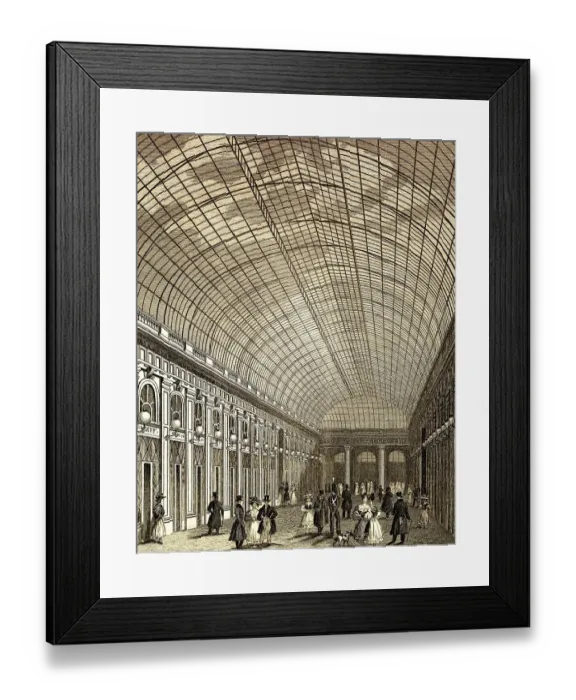 Framed Print : Galerie d'Orleans, Palais-Royal