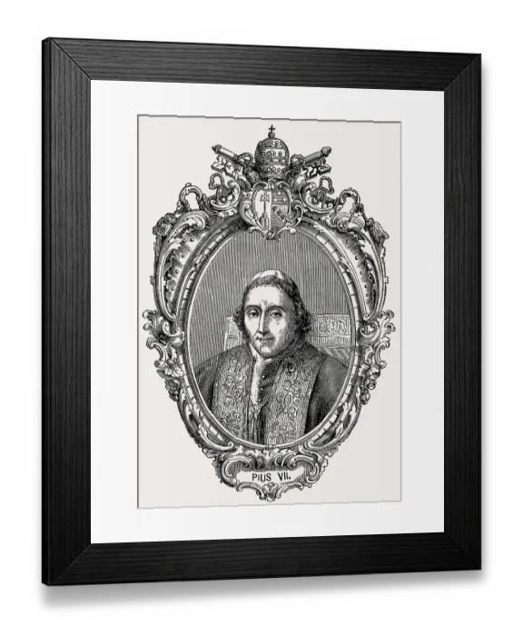 Framed Print : Pope Pius VII, 14 August 1742 - 20 August 1823 Framed Print : Pope Pius VII, 14 August 1742 - 20 August 1823