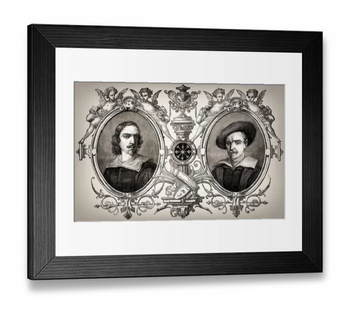 Framed Print : Guido Reni, Francesco Albani, Italian Baroque painters