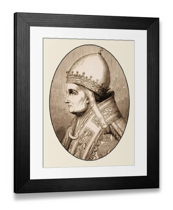 Framed Print : Pope Boniface IV, Pope 608 to 615