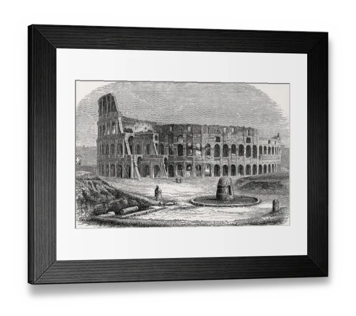 Framed Print : The Colosseum, ancient Amphitheatre Framed Print : The Colosseum, ancient Amphitheatre