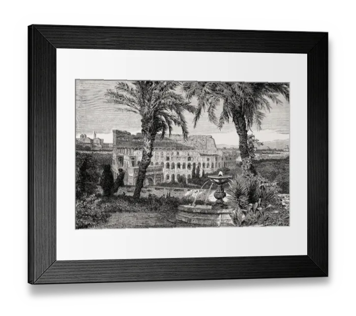 Framed Print : The Colosseum, ancient Amphitheatre